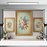 Lofaris Floral Fine Art Sweet Exhibition Photo Backdrop